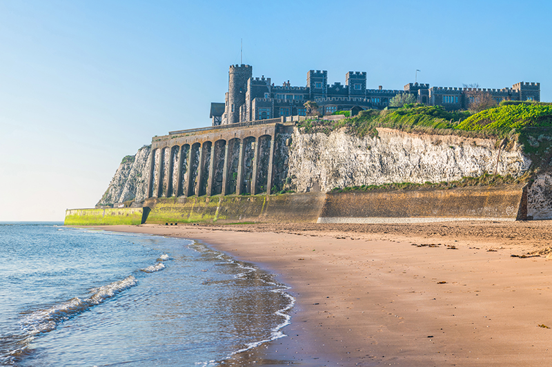 Kingsgate Bay in Margate, East Kent, UK